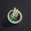 Wheat Ear Brooch, Personalized Pin, Collar Pin, Anti-glare Buckle for Fixing Clothes and Accessories