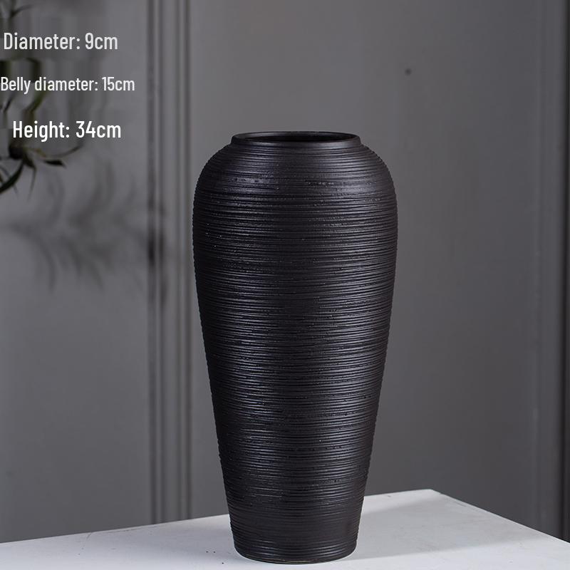 Nordic Ceramic Hydroponic Vase for Home Decor - Living Room Flower Arrangement and Dining Table Ornament