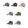 Spring Summer Empty Top Sunscreen Hat Outdoor Camouflage Large Cornice Two-Wear Sunshade Hat Men's Fishing Baseball Cap