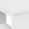 White Desk with Shelf 90 x 50 x 75 cm Engineered Wood