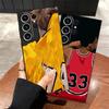 Case for Samsung Galaxy S23 Ultra S9 S10 S24 Plus S20 S25 Edge S21 FE Note 8 9 10 20 Ultra Black Soft Phone Cover Basketball