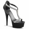 Women's Shoes Summer New Style Thin Heel T-shaped Buckle Fashion High Heel Sandals 15cm Heel 5cm Platform YKC