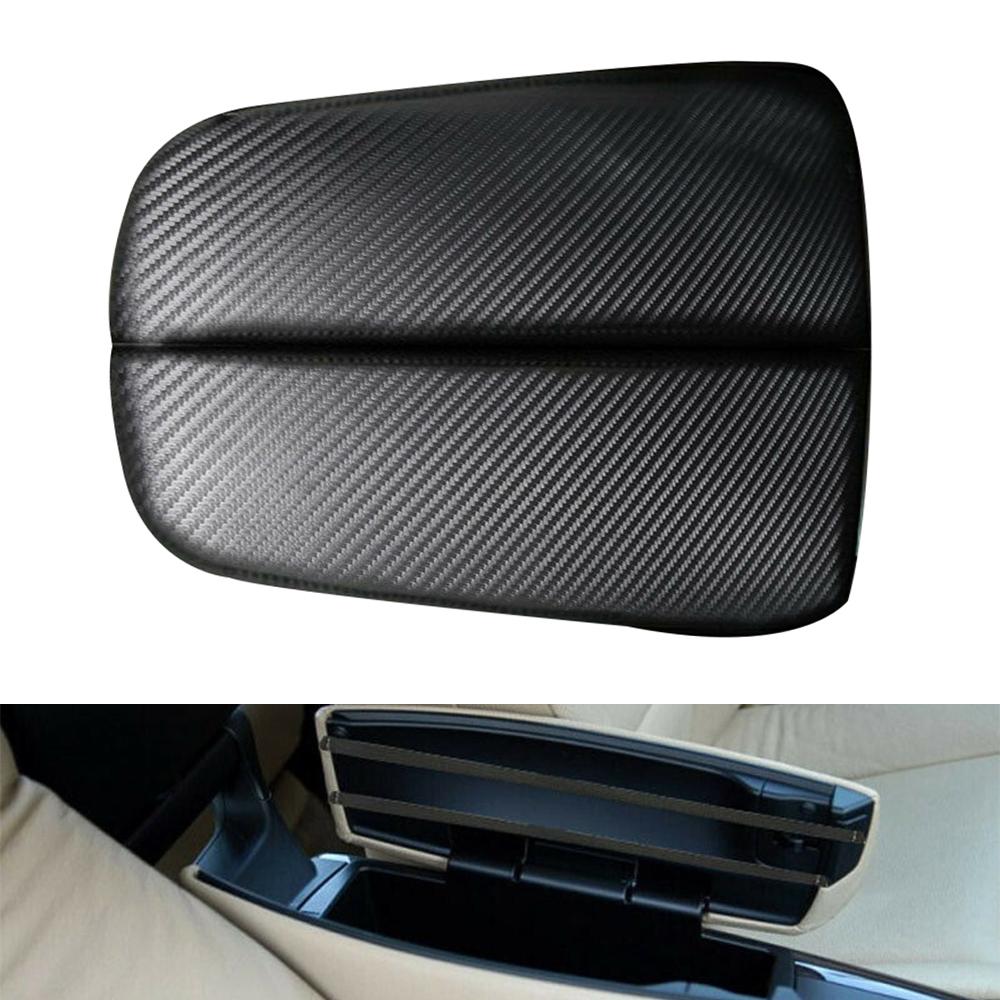 Per BMW X5 X6 E70 E71 F15 F16 G05 G06 08-22 ABS scatola bracciolo auto in fibra di carbonio stivaggio riordino copertura Trim adesivi accessori auto  34