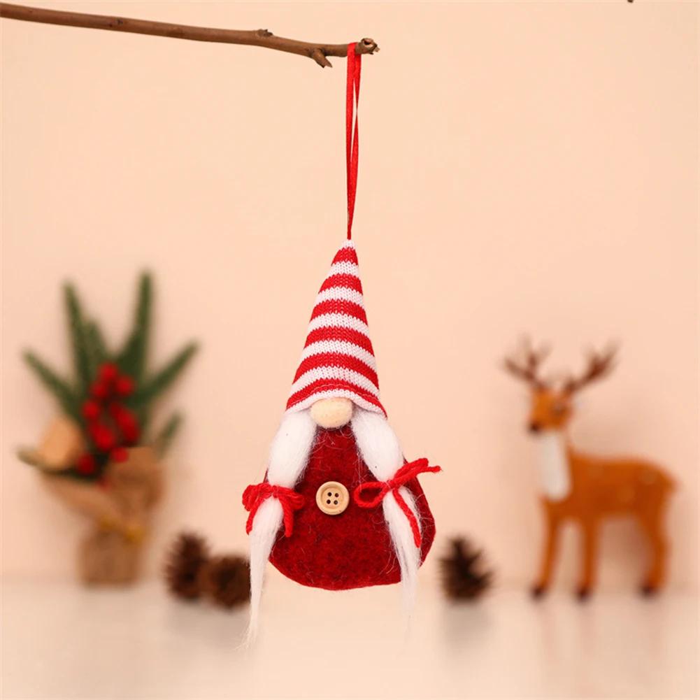 Fashion Brand New Faceless Gnome Doll Santa Xmas Tree Hanging Home Unique Ornament 16 X 7 X 5cm Adorable Christmas