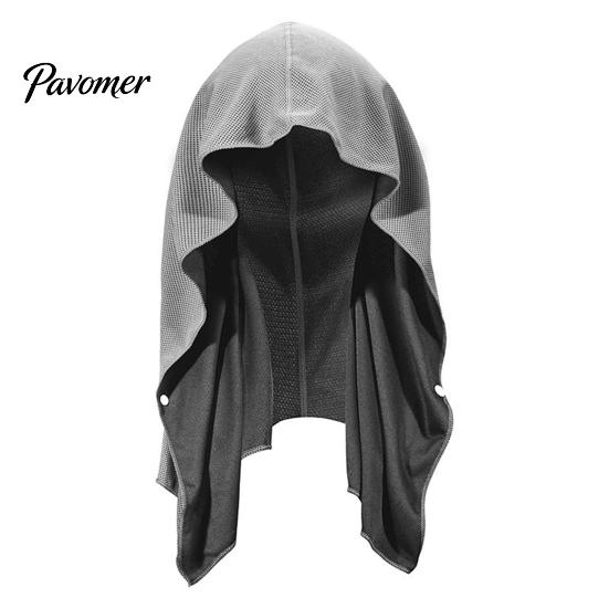 Reusable Cooling Towel Hoodie Sweat Absorption Extra Soft Sun Protection Quick Drying Neck Wrap Sports Supplies