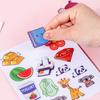 Busy Sticker Book for Toddlers Educational Toys Reusable Sticker Books Preschool Early Learning Activities Airplane Travel Toys