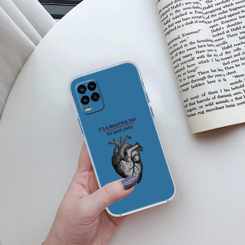 Grey's Anatomy Transparent Phone Case for Motorola Moto G7 G8 G9 G84 G85 G73 G24 G15 Z2 Play Power Plus