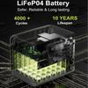 Power Station Portable FOSSiBOT F2400 | Batterie LiFePO4 2048Wh, 2400W (4800W Pic), 3 Sorties CA, RV/Maison/Voyage/Urgence