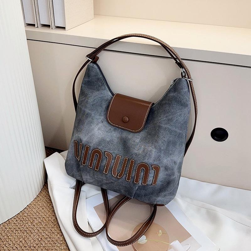 Backpack women's new autumn popular commuter tote bag niche design versatile high-end backpack