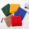 Women's Spring and Autumn Solid Color Headscarf Simple Temperament Pleated Scarf