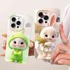 For iPhone 12 Pro A2407 A2341 Case Cute Cartoon Pattern Silicone Cover For iPhone 12Pro A2406 A2408 Phone Protection Cases
