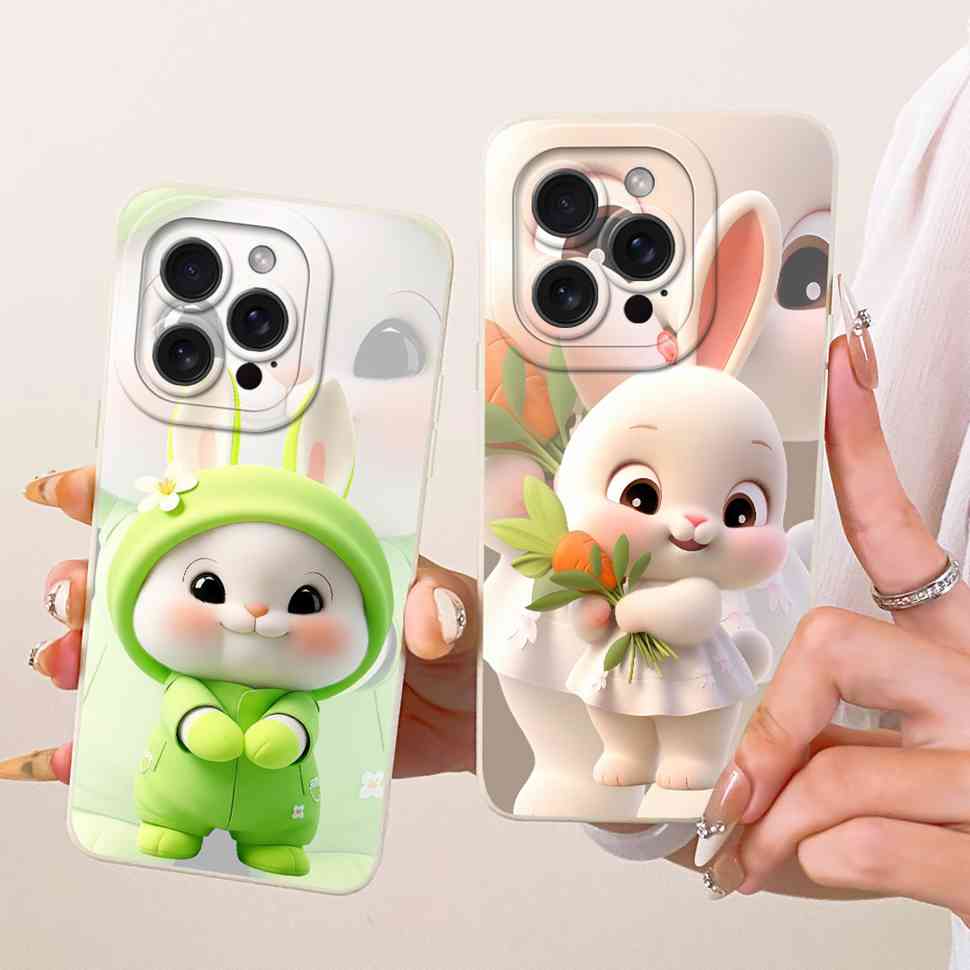 For iPhone 12 Pro A2407 A2341 Case Cute Cartoon Pattern Silicone Cover For iPhone 12Pro A2406 A2408 Phone Protection Cases