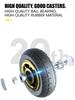 1pcs 3/4/5 Inches Universal Mute Wheel Soft Elastic Rubber Caster for Heavy Duty Carts Furniture Moving Assistant