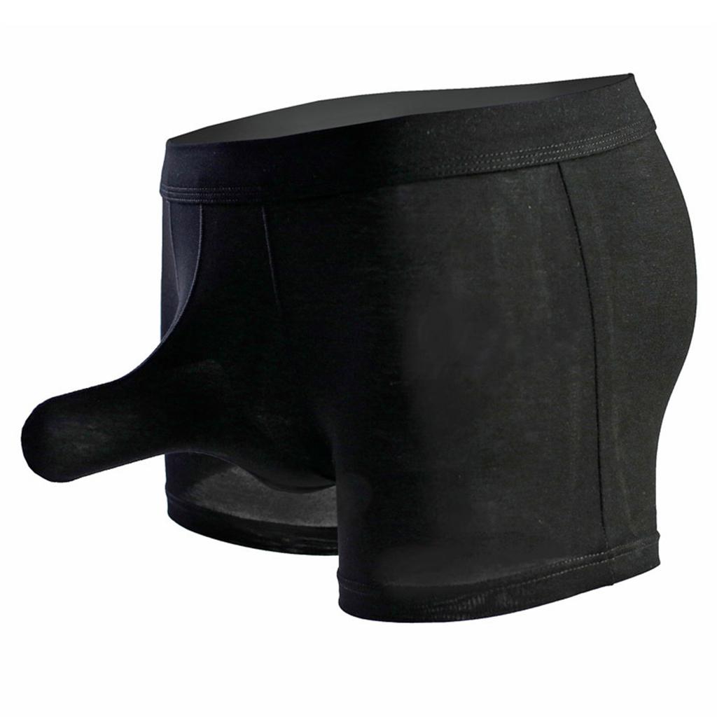 Men's Sexy Solid Color Underwear Elephant Nose Underwear