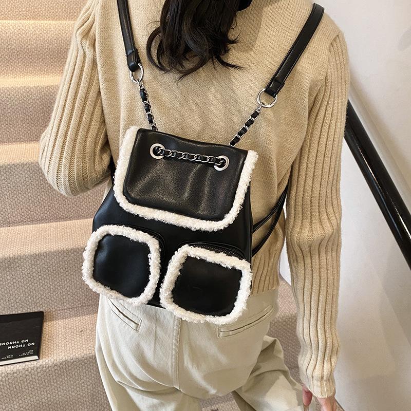 2025 New Fashion Trend Versatile Cute Plush Portable Large-capacity Handbag