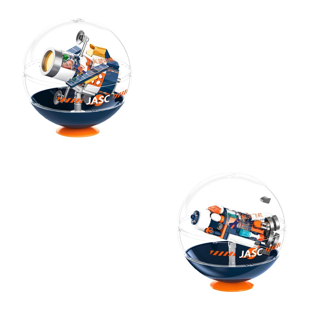 Jaki Space Exploration Series Building Blocks - Aerospace Stacking Balls Kid'S Educational Toy Building Blocks Birthday Toy Gift