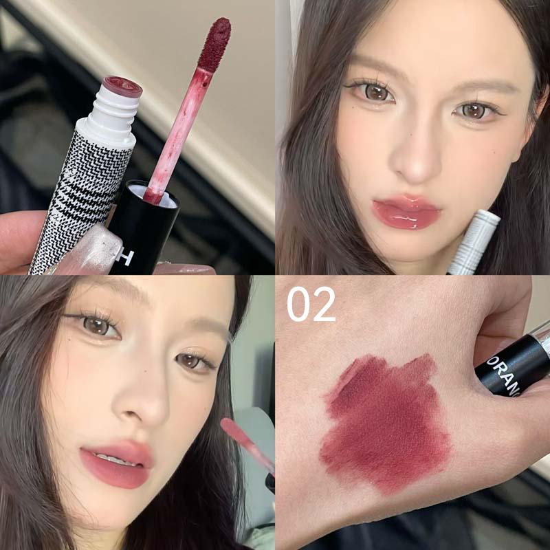HERORANGE Dual-Ended Lip Tint - Matte & Glossy, Plumping, Long-Lasting, Blendable Pigment
