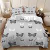 3pcs Butterfly pattern bedding set, 1 quilt cover+2 pillowcase, soft and fashionable home decoration for girls and women bedroom