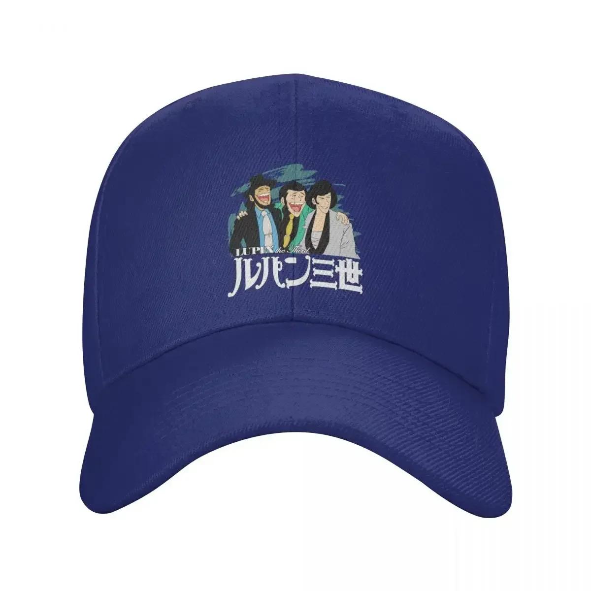 

Personalized Lupin III Happy Together Baseball Cap Sun Protection Women Unisex Adjustable Anime Lupin The Third Trucker Hat Summer