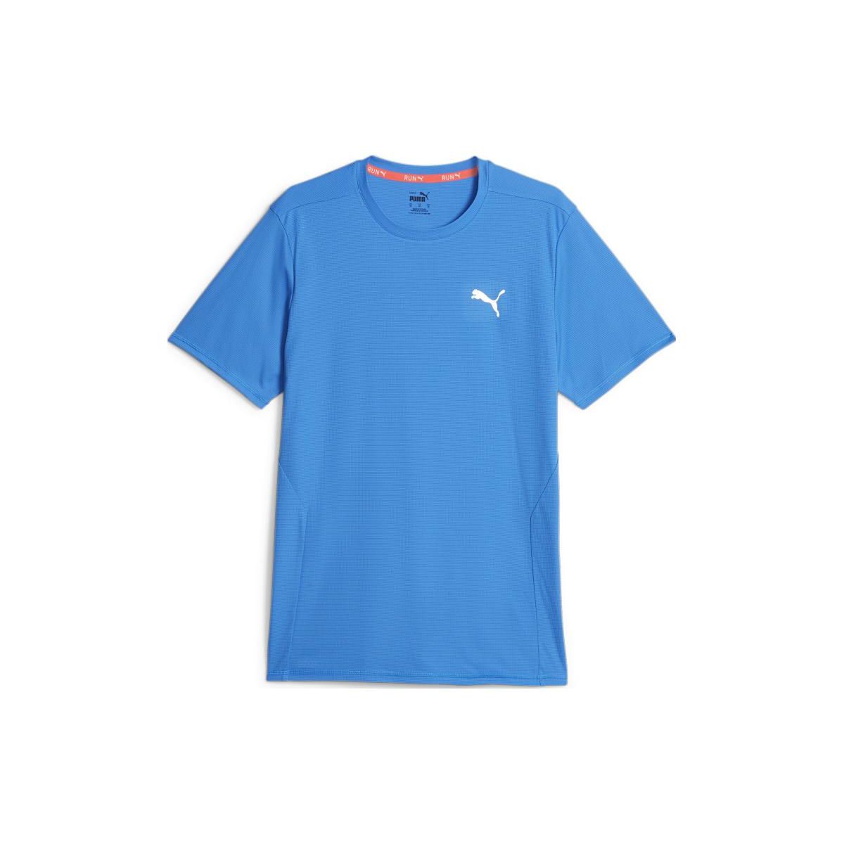 

Puma Run Favorite Short Sleeve T-Shirt Men Tops Blue 523150-46 L