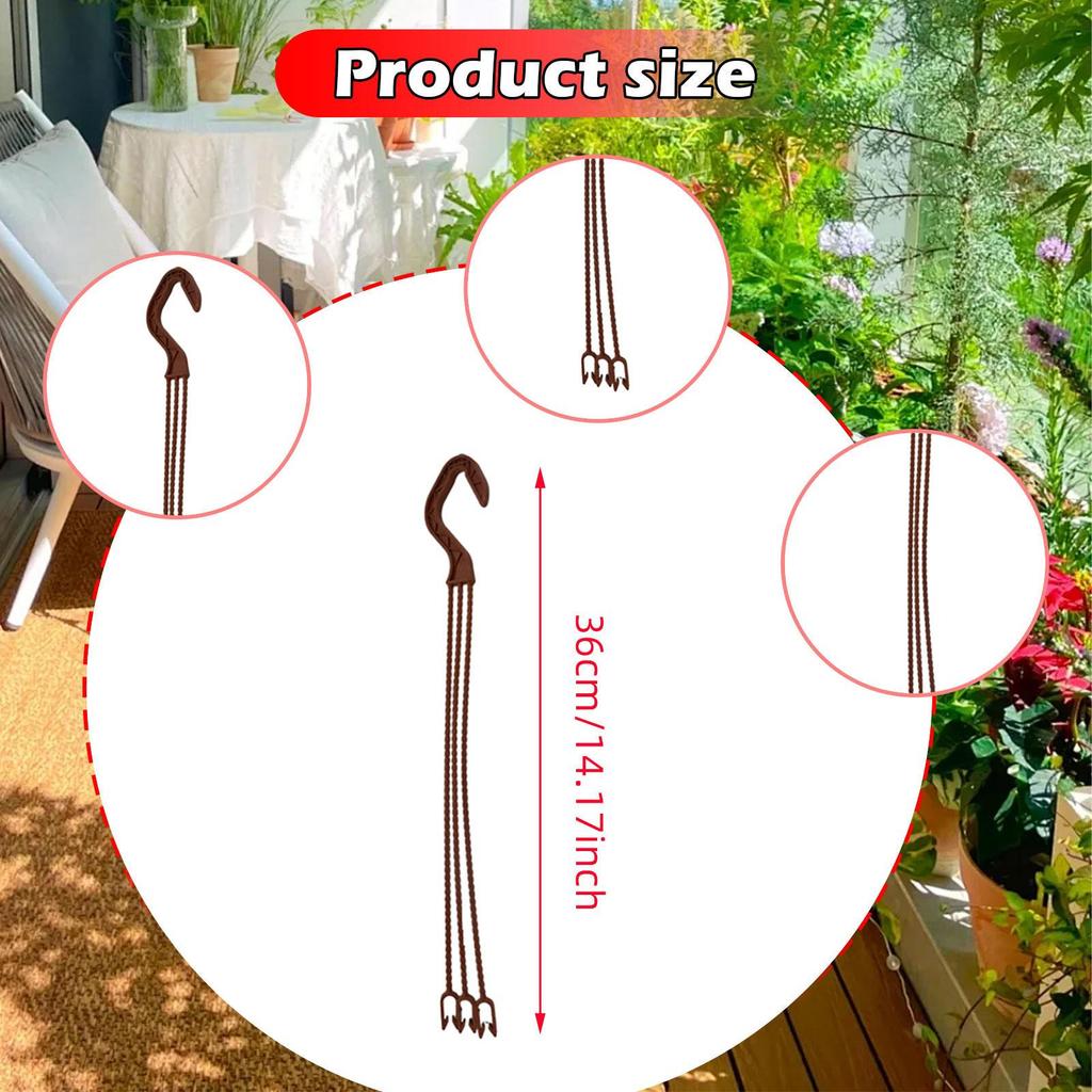 30 Assorted Hooks for Holding Planters And Flowers Outdoors
