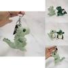 Cute And Soft Green Dinosaur Plush Stuffed Animal Keychain Decorative Gift