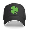 St Patricks Lucky Resin Clover Hip Hop Hat Fashion Outdoor Sports Sandwich Baseball Cap