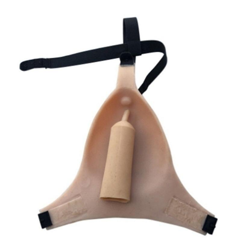 Cross Dresser Underwear Pad Silicone Artificial Fake Vagina Built-in Pad with Lifelike Clitoris