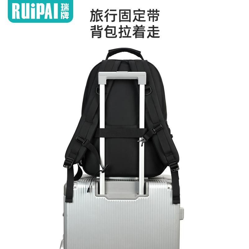 Backpack Men's leisure travel backpack Junior high school college student backpack Large capacity water-proof children's schoolbag