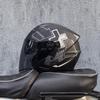 ORZ-705 Latest High Quality Motorcycle Helmet Half Covering Dual Lens Cascos para Motos Male Female Couple Capacetes de Moto
