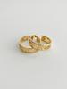August Harmony Big Unroutine Hoop Earrings / 3 Colors
