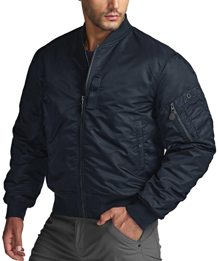 Cqr Classic Ma-1 Padded Bomber Jacket