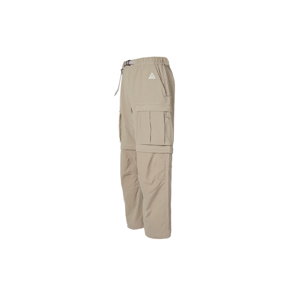 Nike ACG Collection Smith Summit Solid Cargo Pants with Multiple Pockets Men Bottoms Khaki FN0429-247