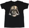 Star Wars Adult New Tshirt Rainbow Silver Foil Darth Vader Head Design Pic