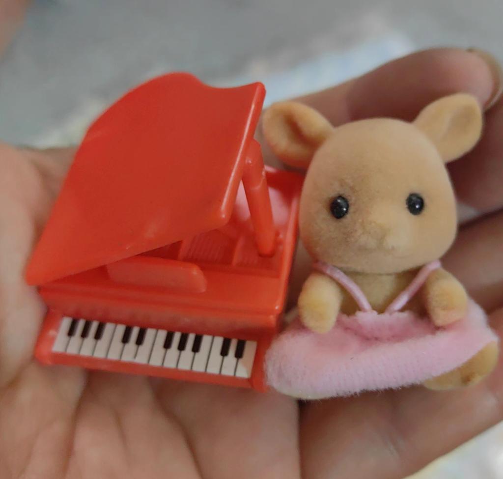 Simulation Forest Rabbit Family DIY Playset Mini Rabbit Bear Figure Toy Dolls Kids Gifts