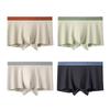 Plus Size Men's Spring and Summer Pure Cotton Breathable Antibacterial Crotch Sports Briefs