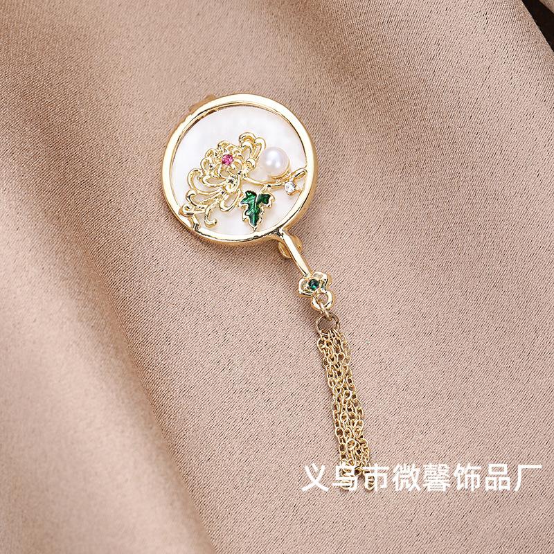 Брошь в национальном стиле рододендрон слива орхидея бамбук персонализированная элегантная брошь для ципао аксессуары булавка от засветов