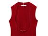 Summer 2025 Women's Sleeveless Velvet Midi Dress with Waist-Cinching Design
