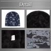 BUZZxSELECTION Men's CAP170 (Dark Gray) Knit Cap with Star Design, Fleece-Lined, Perfect for Fall and Winter