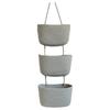 Woven Cotton Multi Pocket Hanging Baskets Handwoven Wall Mount Storage Bag  Living Room