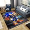 Sonic Cartoon Comic Rug for Home Decoration,Washable Non-slip Large Rug Floot Mat LXRa56