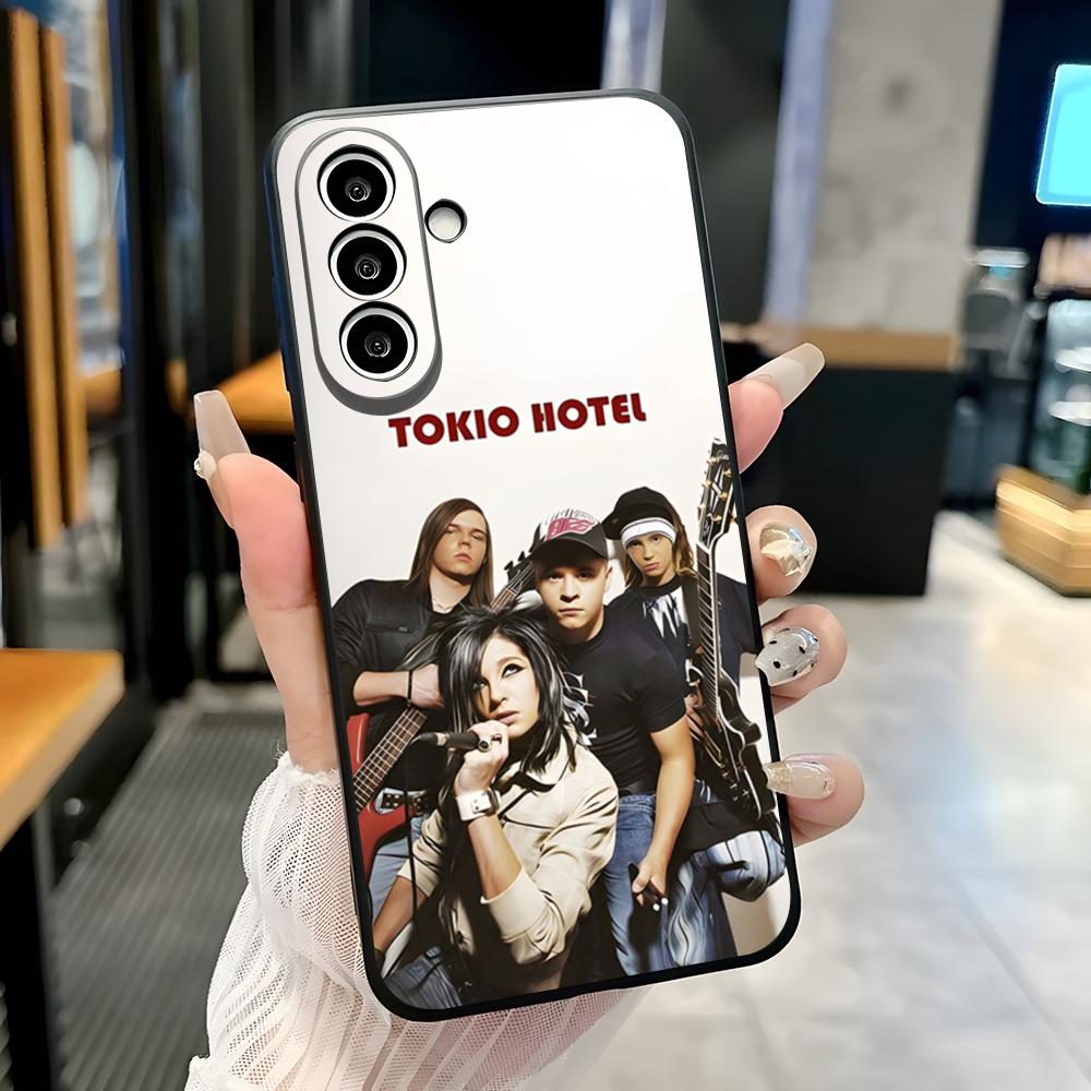 Funda de Teléfono de la Banda T-Tokio Hotel Para Samsung S26 S25 Plus S20 S20 Plus S22 Ultra S23 FE S21 Plus S21 Ultra Cubierta Suave