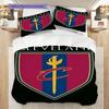 Cleveland Cavaliers Logo Bedding(1 * Duvet Cover + 2 * Pillowcase, Without Core) Soft and Comfortable Christmas Birthday Gift