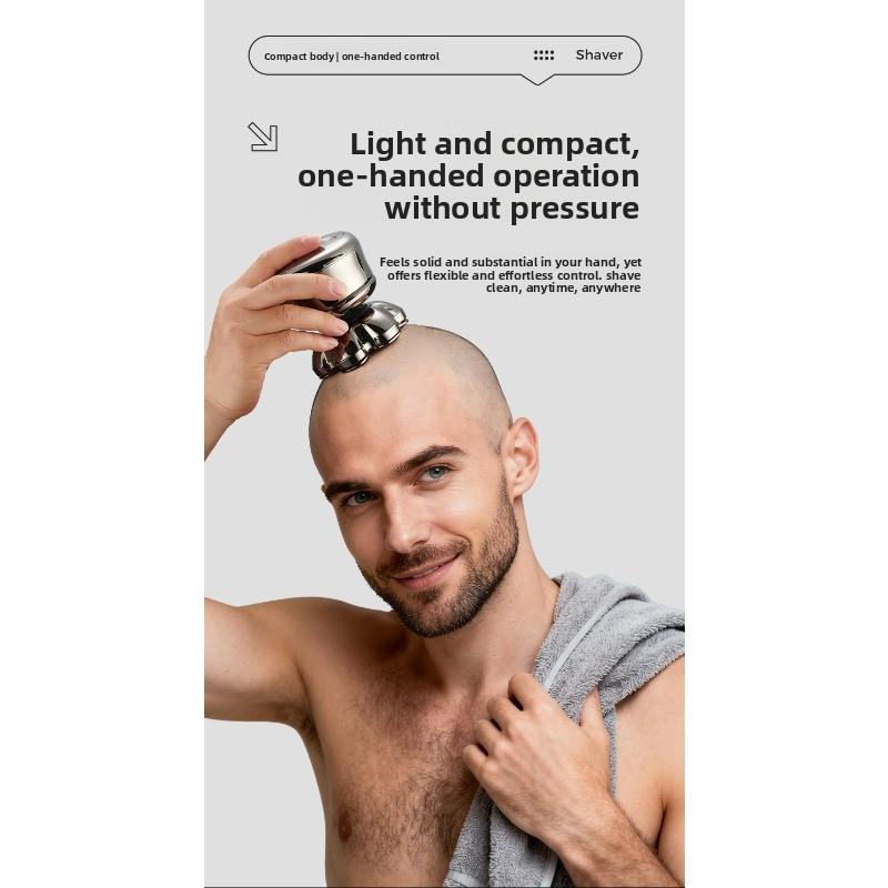 Magnetic Suction Electric Shaving Kit - Men's Beard Trimmer - Household Seven-blade Head Set - Shaving Knife Manufacturer