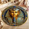 Free shipping! Pharaoh-Themed Rug for Historical Decor Spaces round carpet for home sofa bedroom, gift
