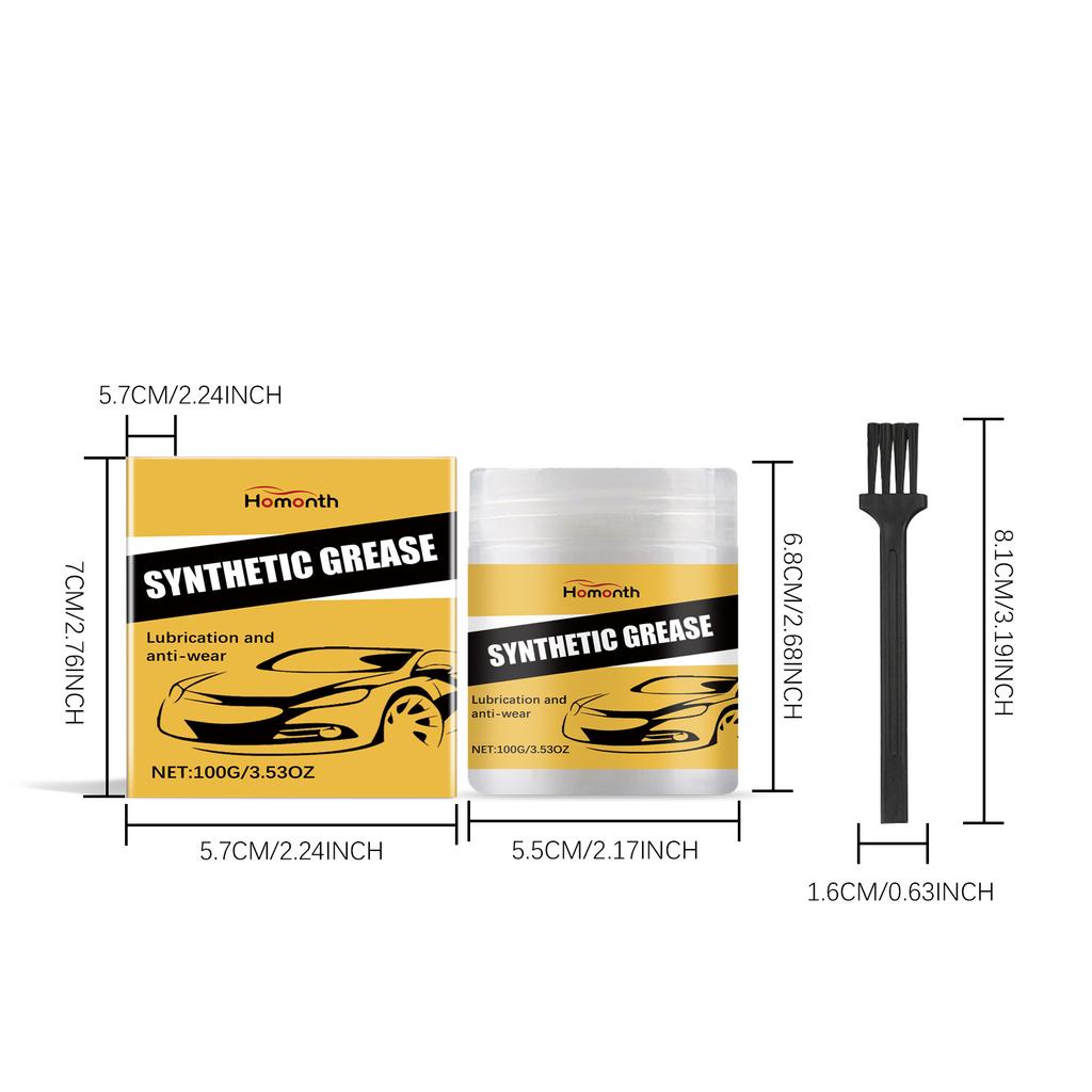 Car Sunroof Track Lubricating Grease Door Abnormal Noise Antirust Oil White Mechanical Maintenance Gear Bearing Oil Grease Care