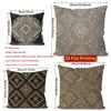 Bohemian Geometric Pattern Throw Pillow Covers Pattern Cushion Cover Suitable For Sofa Bedroom Car Pillow Cover