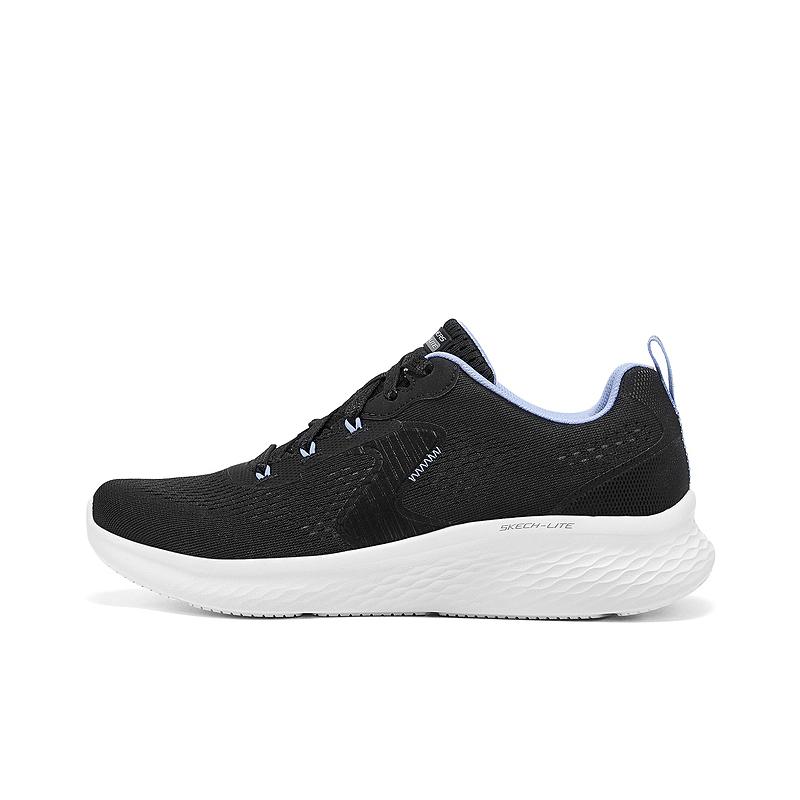 Skechers Skech-Lite Pro Удобные Амортизирующие Низкие Повседневные Кроссовки Женские Черный Синий 150432-BKBL 37