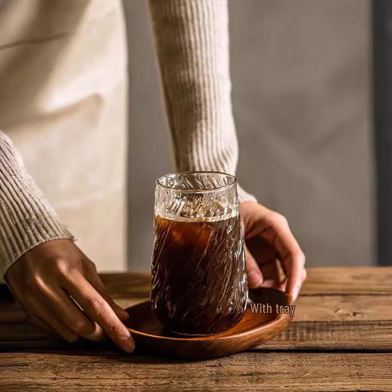 Changbaosen 40ML Spiral Heat-Resistant Glass Cups, Set of 5