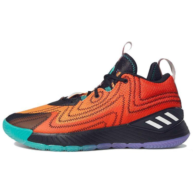 

Adidas D Rose Son Of Chi 2.0 С круглым носком На шнуровке Нескользящие Прочные Легкие Низкие Баскетбольные кроссовки Мужские Кроссовки Красный Синий Фиолетовый GY4897 41⅓